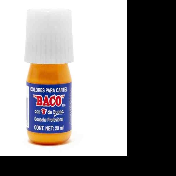 PINTURA CARTEL BACO 52 20ML.AMARILLO OBSCURO E.10C.200